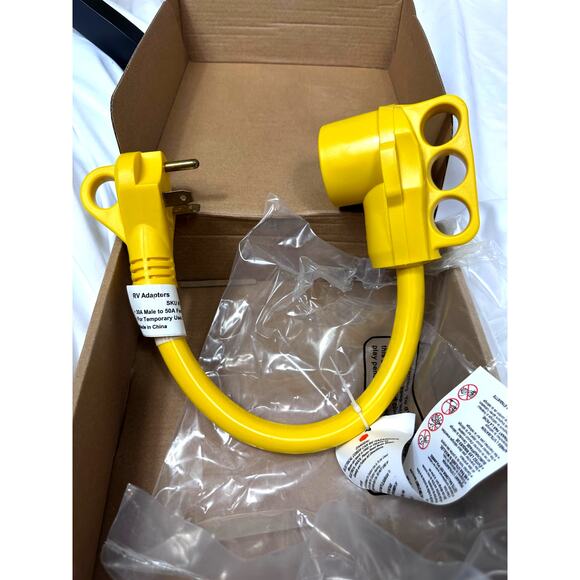 Kohree RV Plug Adapter 18" 30A Male to 50A Female Power Cord - Picture 11 of 12